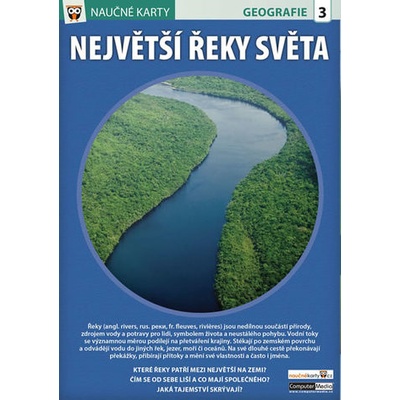 Naučné karty Největší řeky světa