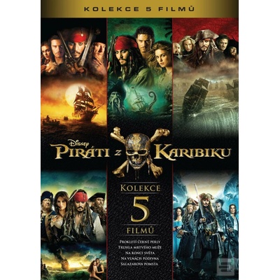 Piráti z Karibiku 1-5 kolekce DVD