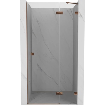 Mexen Lunar врата за душ кабина с отваряне надясно 125 см, прозрачни, розово злато - 834-125-000-60-00-P (834-125-000-60-00-P)