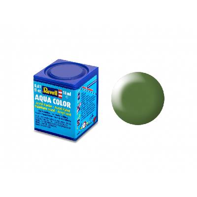 Акрилна боя Revell - Aqua Color, Копринено зеленa, 18 ml (R36360)