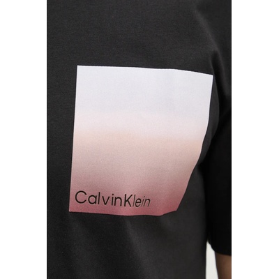 Calvin Klein Памучна тениска Calvin Klein в черно с принт K10K114164 (K10K114164)