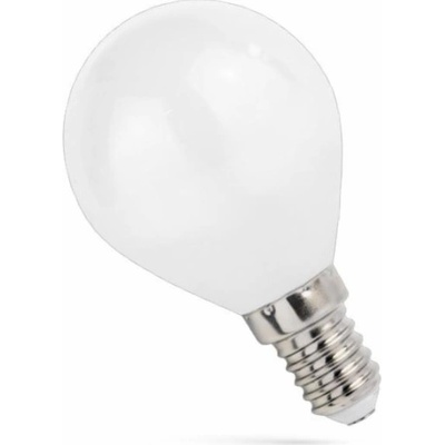 SPECTRUM SPECTRUMLED LED BALL G45 E-14 230V 4W COG Teplá bílá MILKY