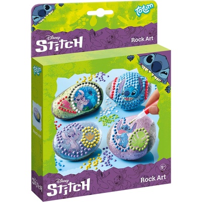 Totum Комплект за декориране на камъни Totum - Stitch, 4 броя (T700376)