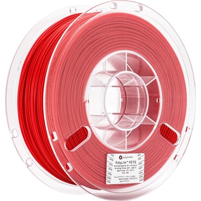 Polymaker PolyLite PETG 1 kg Red, 1,75 mm
