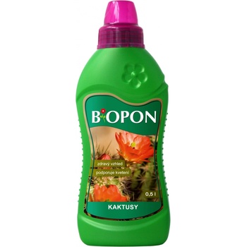 Biopon Kaktusy tekuté minerální hnojivo 500 ml