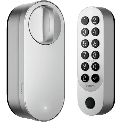 Aqara Smart Lock U200 (Offline, Silver): Model No (EL-D02D-SILVER)