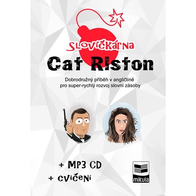 Ján Cibulka Slovíčkárna Cat Riston + CD GB KNI