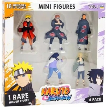 PMI Наруто Шипуден Колекционерски Комплект Фигурки, 6 броя (nsh2060)