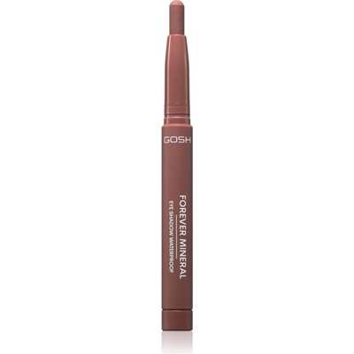 Gosh Copenhagen Forever Mineral Matte дълготрайни сенки за очи в молив цвят 016 Matt Chocolate 1.4 гр