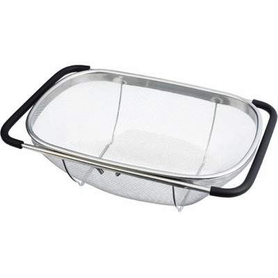 Cedník s výsuvnými rukojeťmi na dřez nerez Black BH-7204