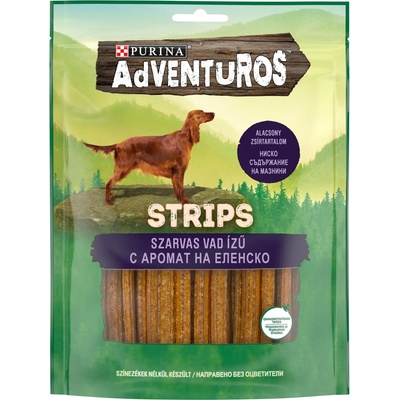 PURINA ADVENTUROS Strips с еленско - 0.09кг