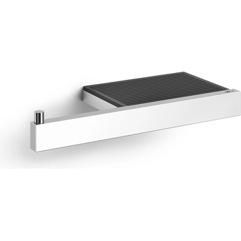 ZACK Държач за тоалетна хартия с рафт Linea полиран (40407)