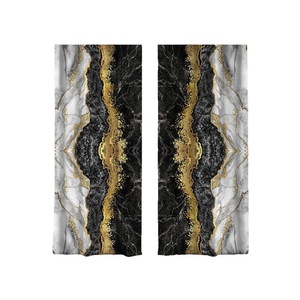 Mila Home Завеси в черно и златно в комплект от 2 броя 140x260 cm - Mila Home (Rh-PerdeCift-3132-260)