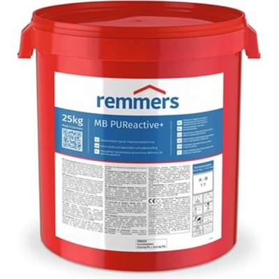 REMMERS MB PUReactive+, hybridní stěrková hydroizolace vyztužená vlákny pro regeneraci plochých střech, teras a balkónů Balení: 10,5 kg