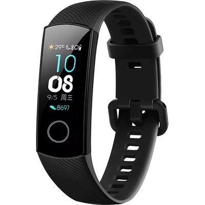 ESES Silikonový řemínek černý pro Honor Band 4 a Band 5 1530001138
