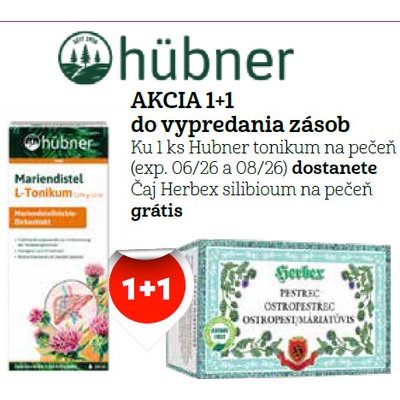 Zelená Lekáreň Hübner Ostropestrecové Tonikum Pečeň 250 ml
