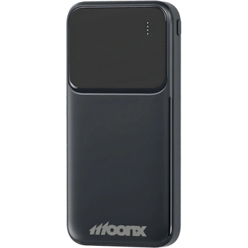 MOONX Външна батерия Moonx MP01, 2A, 10W, 2xUSB, 20000mAh, черна (MP01-20000mah)