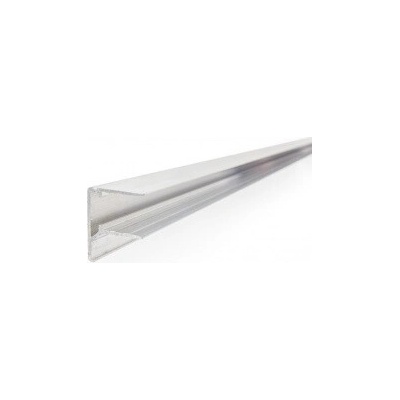 Ukončovací profil ALU-U 8 mm - 6 m, stříbrná
