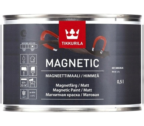Tikkurila Magnetic 0,5 l Šedá