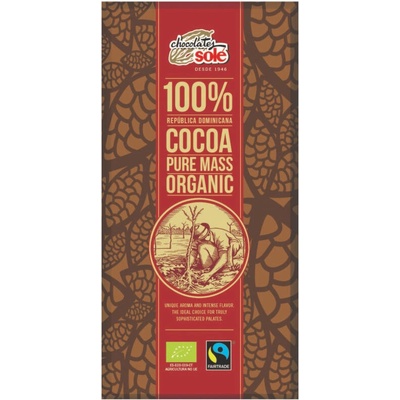 Solé Bio horká 100% čokoláda 100 g,