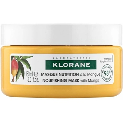 Klorane Mango Nourishing Mask intenzívne vyyživujúca maska na vlasy 150 ml
