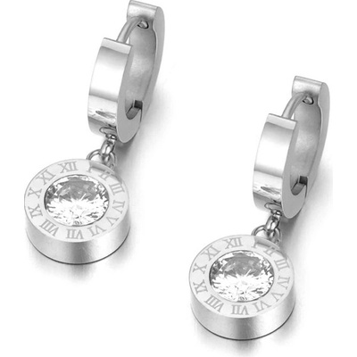 Victoria Filippi Stainless Steel ocelové náušnice se zirkony Monica chirugická ocel NAUE18041-2/6 stříbrná