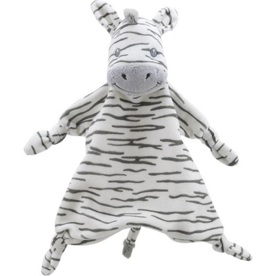 The Puppet Company - Бебешка кърпа за гушкане Зебра, серия Wilberry ECO Comforters