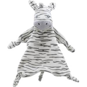 The Puppet Company - Бебешка кърпа за гушкане Зебра, серия Wilberry ECO Comforters