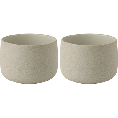 Stelton Šálek EMMA šedá kamenina 2 x 150 ml
