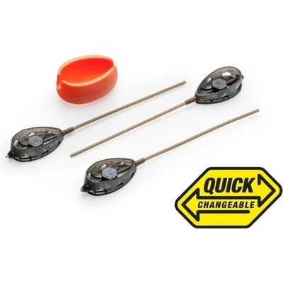 Sada Mivardi Method Feeder set QMR Flat L long (30g + 40g + 50g + formička)