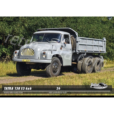 Pohlednice TRUCK č. 26 - Tatra 138 S3 6x6 (1959 - 1972)