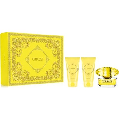 Versace Yellow Diamond EDT 50 ml + Body Lotion 50 ml + Shower Gel 50 ml комплект за жени