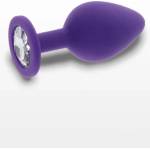 ToyJoy Анален разширител от силикон с кристал Diamond L лилав