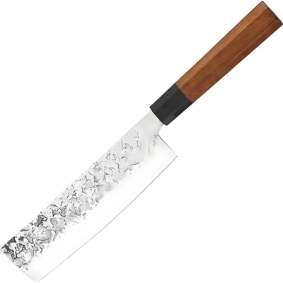 IZMAEL Kuchyňský nůž SU 39319 Nakiri/Hnědá 18.5 cm
