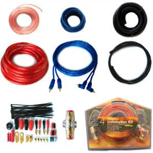 Wireman Комплект кабели за монтаж на автомобилен усилвател wireman car set 4