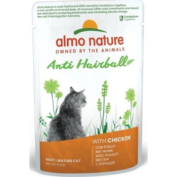 Almo Nature Daily Menu Functional cat Anti-Hairball kurča 70 g