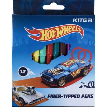 Флумастери Kite Hot Wheels 12 цвята в кутия (1608018-HW21-047)