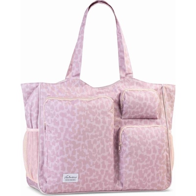 Fabrizio Plážová taška XXL 3 Pockets 36 L ružová