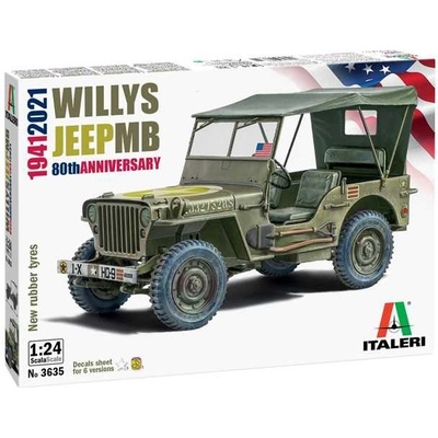 Italeri Willys Jeep MB 1:24