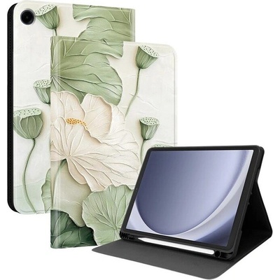 Vsechnonamobil 133271 ART Zavírací pouzdro pro Samsung Galaxy Tab A9 / Galaxy Tab A11 LOTUS