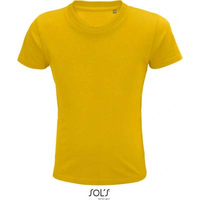 SOL's Collection Tričko Pioneer Kids, bio bavlna, dětské, krátký rukáv COT25357821087-gold 10 roků Zlatá