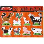 Melissa & Doug Пъзел със звуци Melissa and Doug Ферма с животни