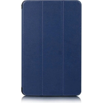 SES 2v1 Smart flip cover + zadný plastový ochranný kryt Samsung Galaxy Tab S9 FE tmavo modrý 16646