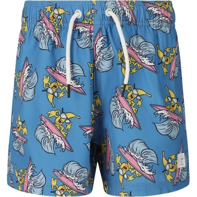 ZIG ZAG Детски бордшорт ZIG ZAG Kid's Poolparty Boardshorts - Bananas - размер 104 (EU) (750-2638-0112)