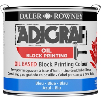 Daler Rowney Adigraf Block Printing Oil Боя за линогравюра Blue 250 ml (186252100)