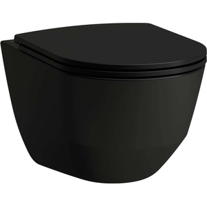 Laufen Pro - Висяща тоалетна, без рамка, матово черна H8209667160001 (H8209667160001)