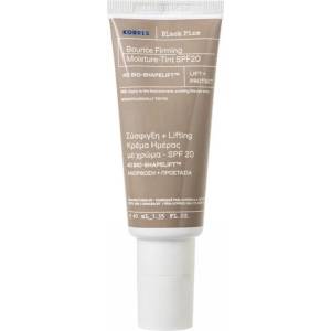 KORRES Анти-ейдж крем за лице 4d тониран Черен бор, Korres BLACK PINE 4D Bounce Firming Moisture-Tint SPF 20 40ml
