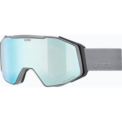 uvex Скиорски очила UVEX Gravity FM rhino matt/mirror ice/green/clear