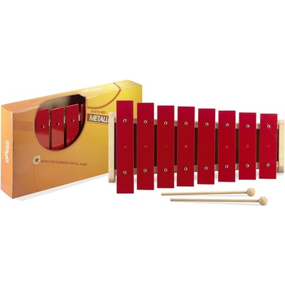 Stagg Metalofon 8 červených kamenů