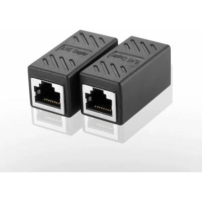 RJ45 spojka (2xF RJ-45), CAT5e, tienená